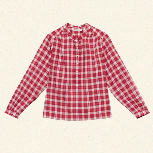 DÔEN Holde Top In Alsace Plaid | Size S | Like New - Picture 9 of 16